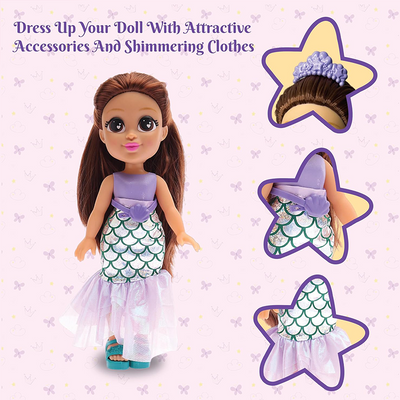 Li'l Diva Mermaid-Marina (13" Doll)