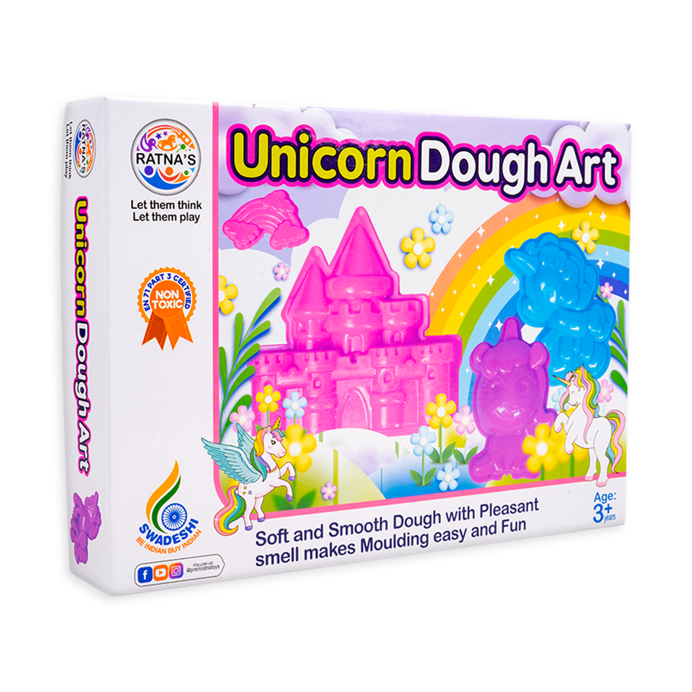 Return Gifts (Pack of 3,5,12) Unicorn Dough Art Kit