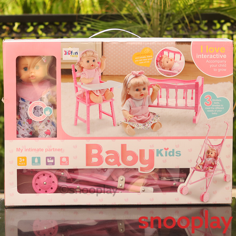 Dolls 3 in 1 highchair hotsell