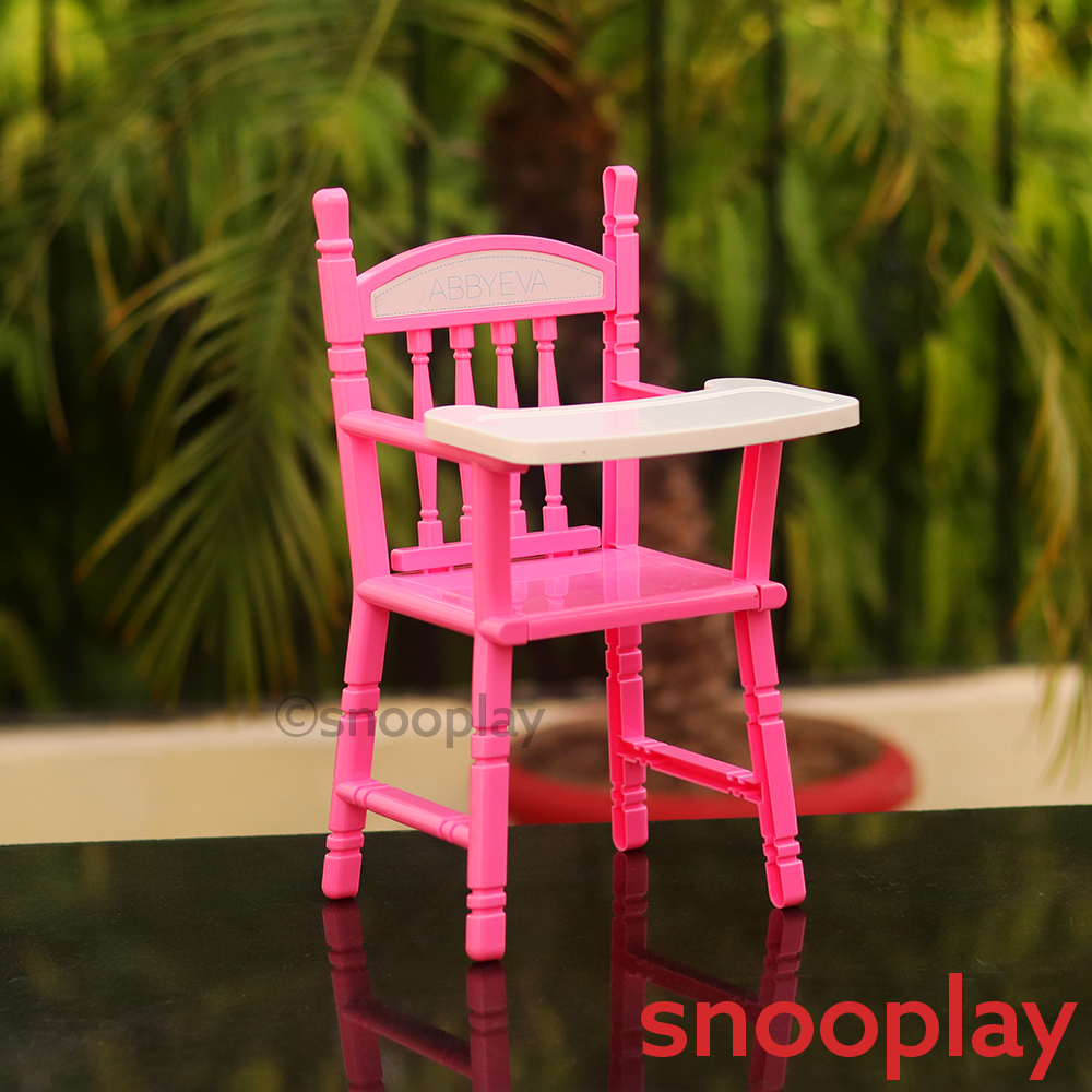 Barbie high chair discount set