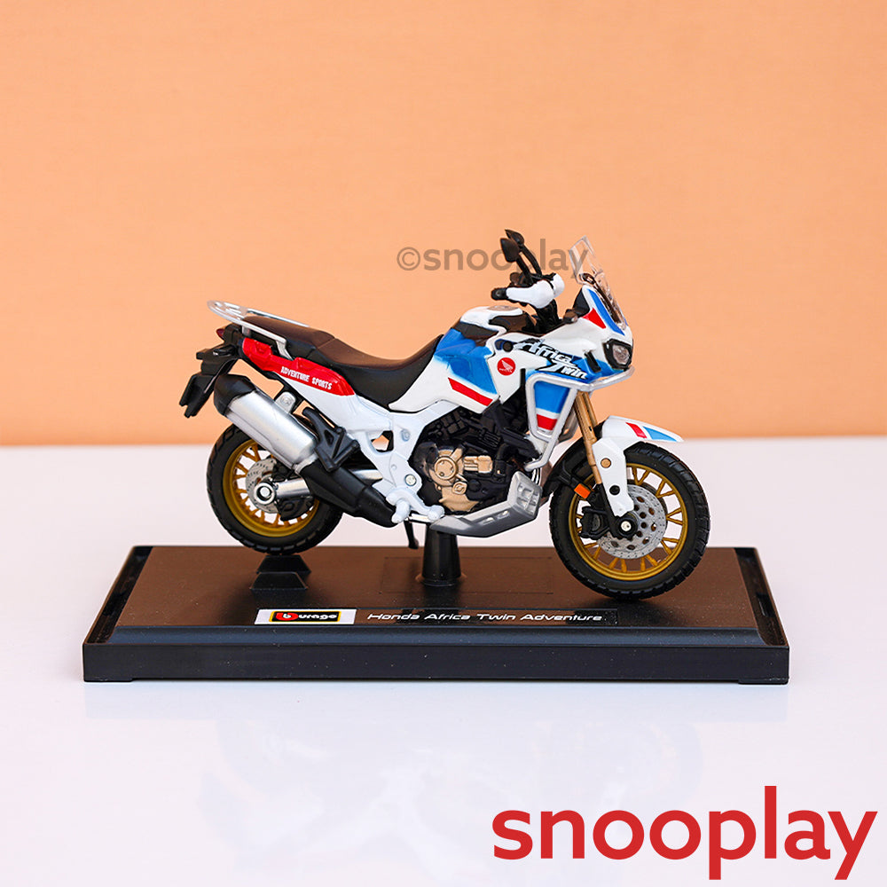 Original Licensed Honda Africa Twin Adventure Diecast Bike | 1:18 Scale (14 Years till Grown Ups)