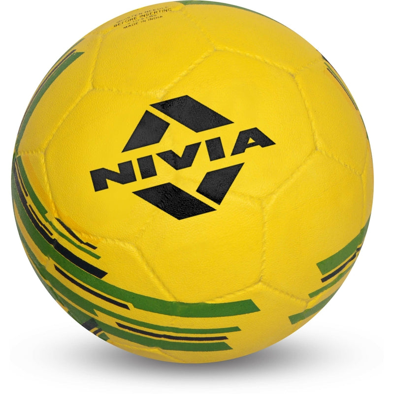 Nivia Football Size 5 Country Colour Moulded Brasil (11-13 Years)