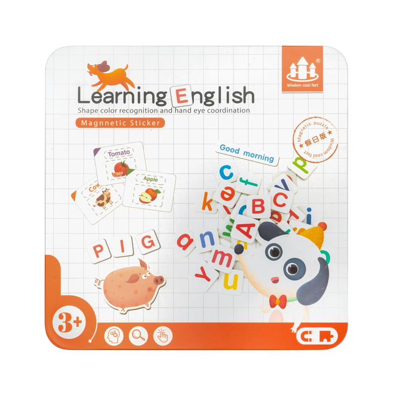 Learn English Magnetic Sticker Puzzle