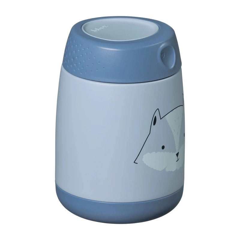 Insulated Mini Food Jar 210ml Friendly fox Blue