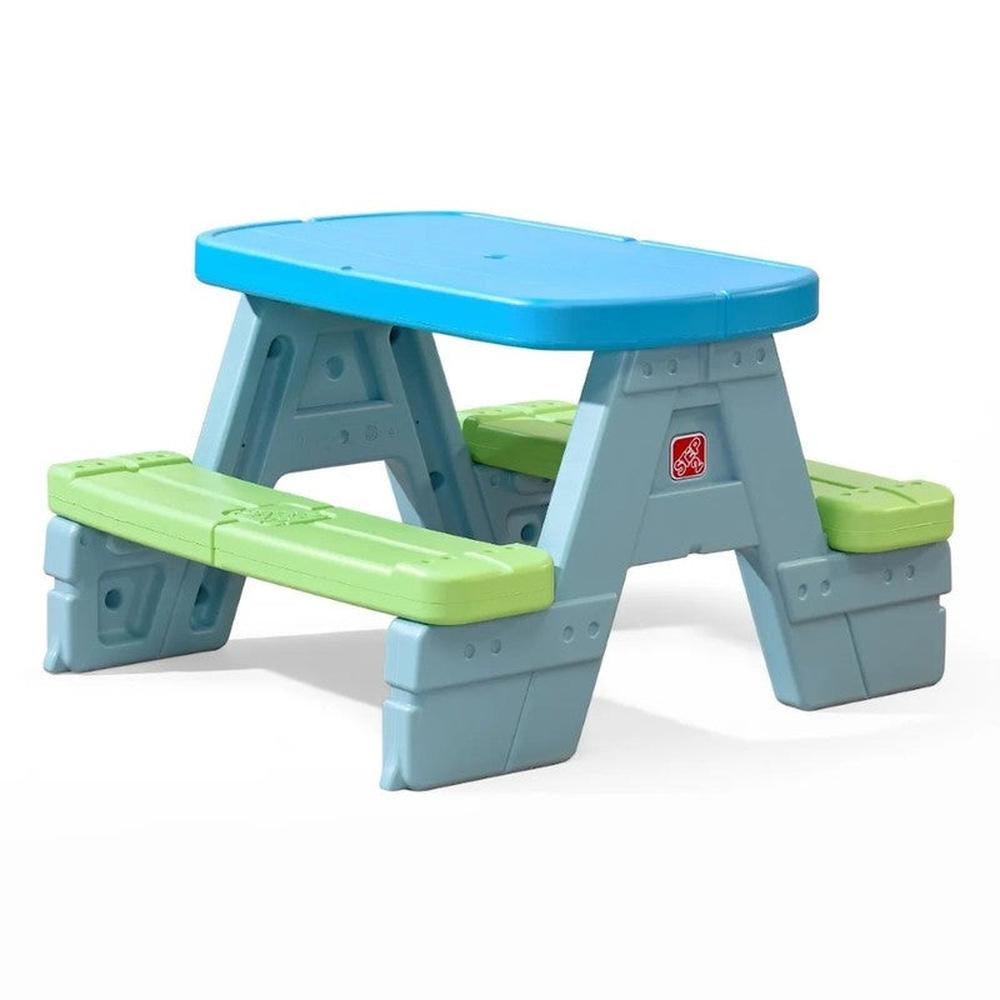STEP2 Sun & Shade Picnic Table with Umbrella (1-7 Years)