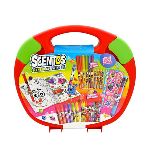 Scentos On-The-Go Colouring Carry Case Activity Kit (3-7 Years)