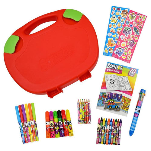 Scentos On-The-Go Colouring Carry Case Activity Kit (3-7 Years)