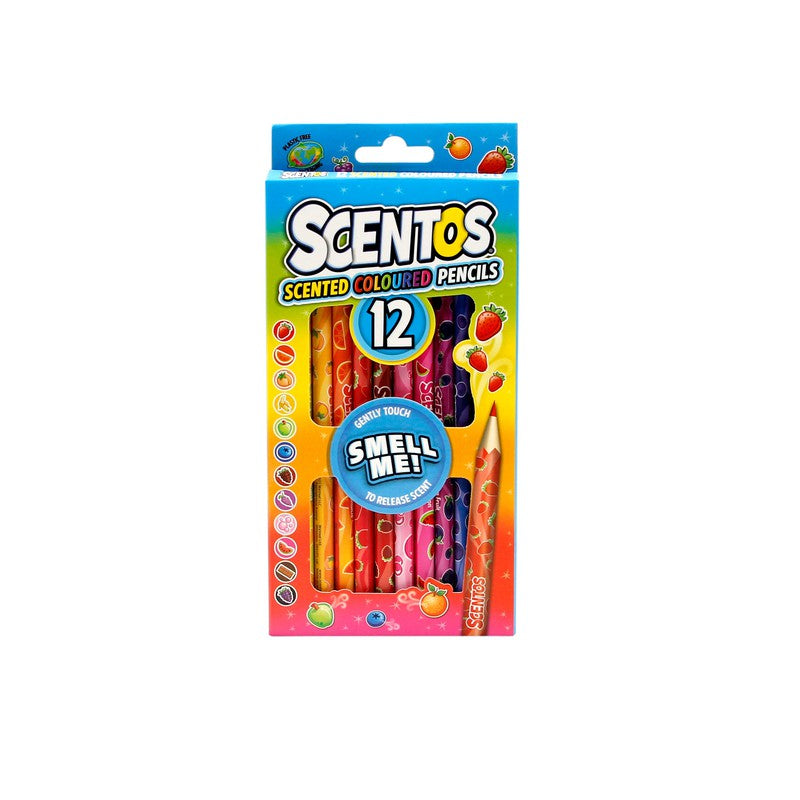 Scentos Scented 12 Colour Pencils