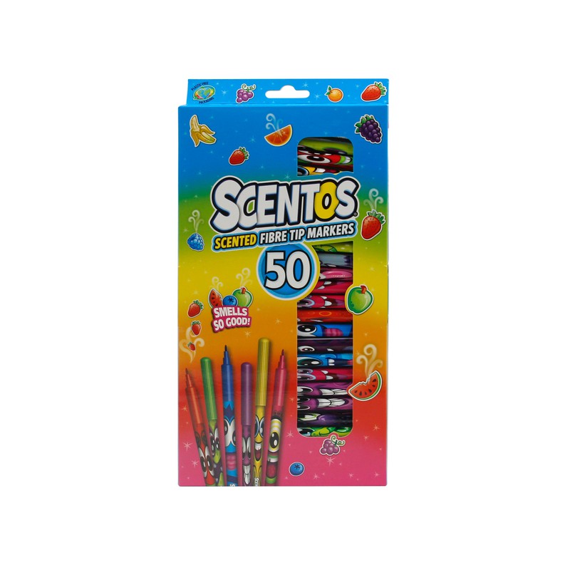 Scentos 50 Fibre Tip Pens