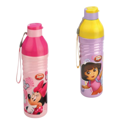 Disney Wavee 600 Original Licensed Insulated 2 Water Bottles - Minnie Mouse and Dora