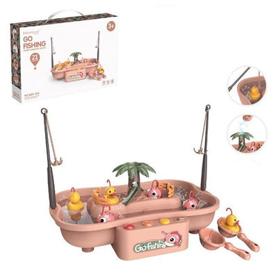 Fishing Game Board Play Set with Music and Light (Assorted colour and Print)