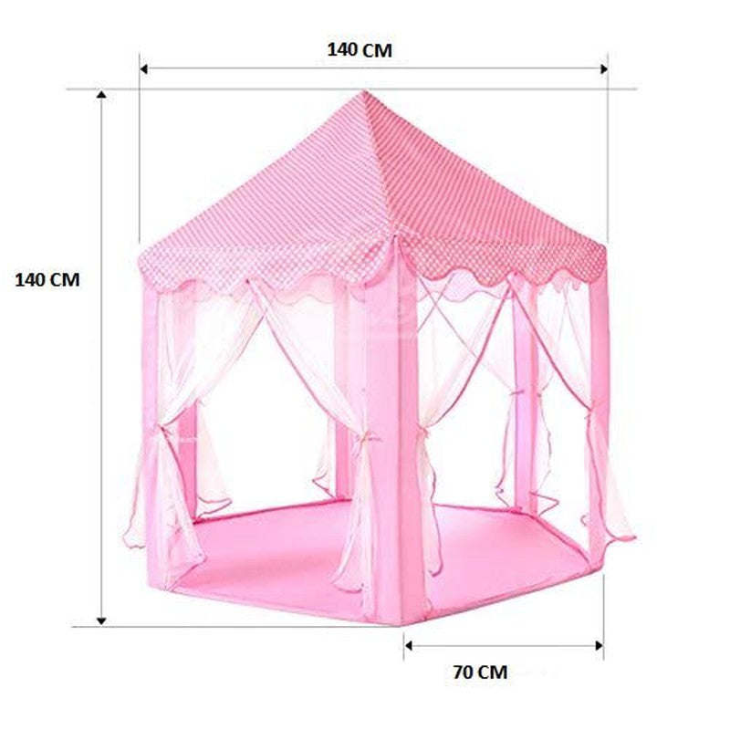 Jumbo Club Castle Playhouse Tent with 10 Balls, Indoor and Outdoor