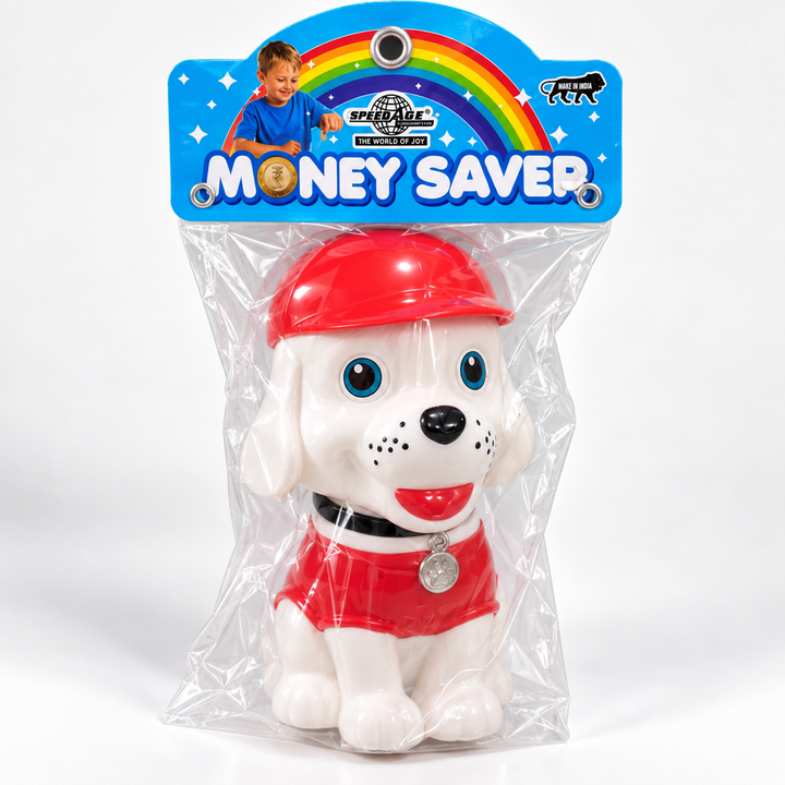 Speedage Dollar Money Bank | Cute Puppy Shaped Coin Saving Piggy Bank for Kids | Money Saving Toy