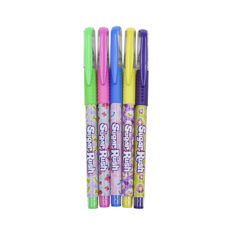 Sugar Rush Scented Neon Gel Pens- Pack of 5