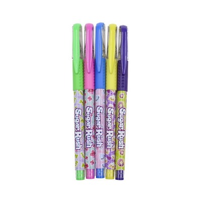 Sugar Rush Scented Neon Gel Pens- Pack of 5