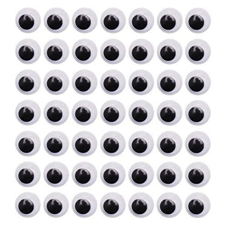 Pack of 100 Googly Eyes, Wiggle Eyes and Moving Eyes (Idea for Arts & Crafts)