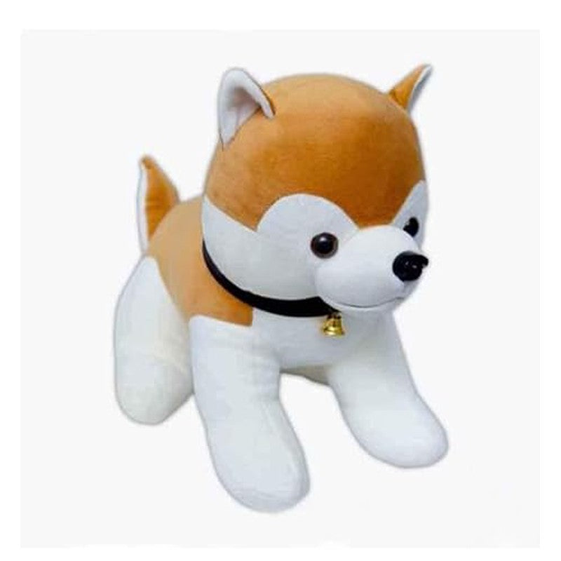 Brown Cute Husky Dog for Kids Plush Animal Soft Stuffed for Kids (Size : 45 cm)