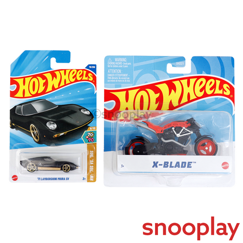 Set of 2 Hot wheels [HW 419] - '71 Lamborghini Miura SV, X-Blade