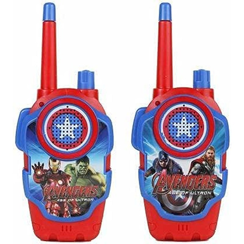 Battery Operated Walkie Talkie Set with Extendable Antenna for Extra Range (Pack of 2)