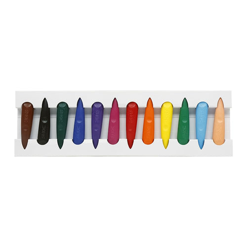 Doms Grip Pop 12 Shades Plastic Crayons