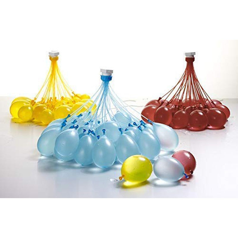Fill Magic Water Balloon for Holi | No Need to Tie Knots Crazy Quick Fill in 60 Seconds with 1 Universal tap Adapter | 111 Balloons | Mix Color