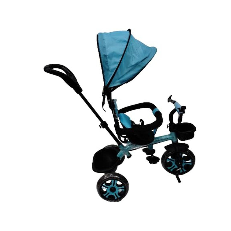 Tricycle with Canopy Plug N Play for Kids with Parental Control, Cushion seat and Safety Guard Rail | Carrying Capacity Upto 30kgs  | COD Not Available