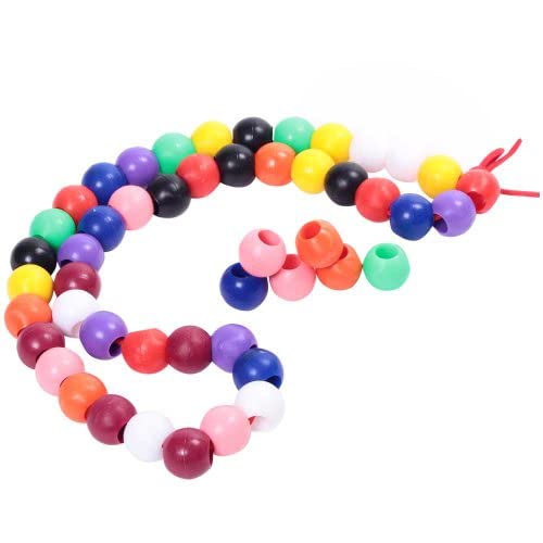 Premium Wooden Bead Collection (50 pieces)