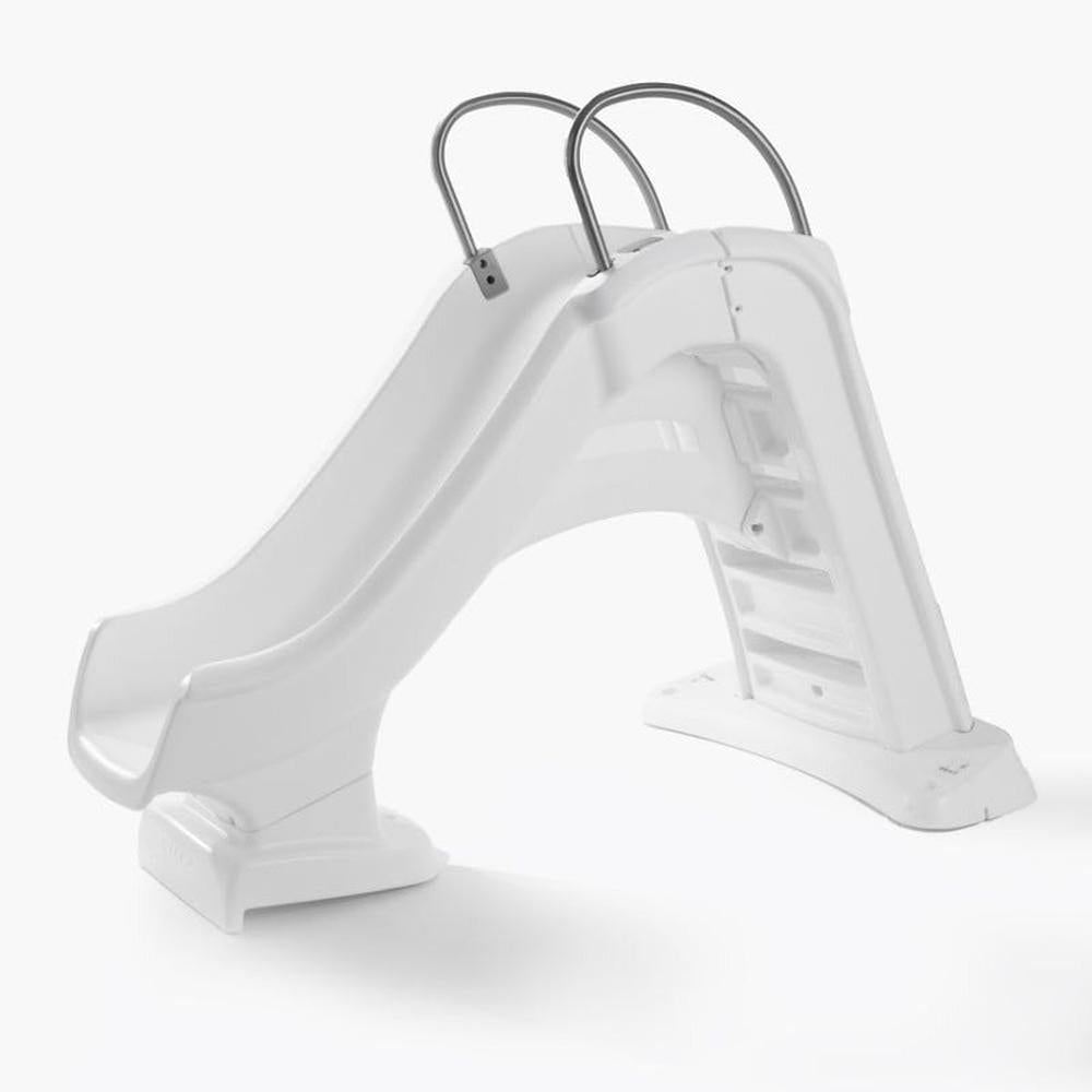 STEP2 Vero Pool Slide - 4 Feet Inground Pool Slide with Non Slip Steps & Built In Sprinkler (3-12 Years)