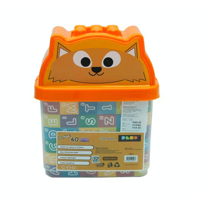 Building Blocks Bucket Pack - Cute Racoon (40 Pieces)