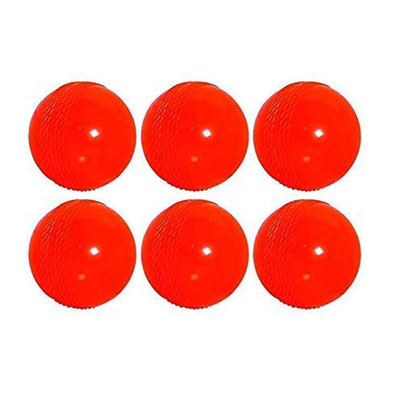 Fitfix Wind Ball Cricket Ball (Set of 6) Standard - Assorted Colors