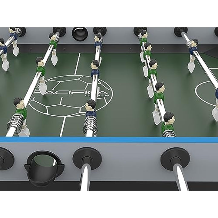 STAG ICONIC Pacifica (Limited Edition) Pre-assembled Foosball Table| Adjustable Levellers & All Weather Table Cover Included with 5 Play Balls