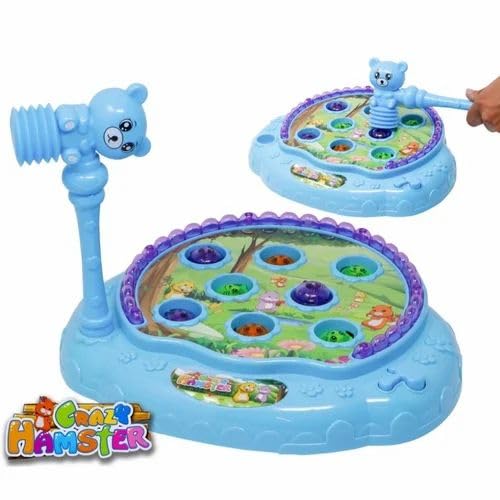 SGT Crazy Hamster Smashing Moles Game for Kids | Light & Music Interactive Family Game | Battery Operated Toy