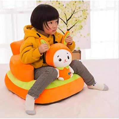 Rabbit Shape Baby Soft Plush Cushion Baby Sofa Seat OR Rocking Chair for Kids (Rabbit Sofa Char)