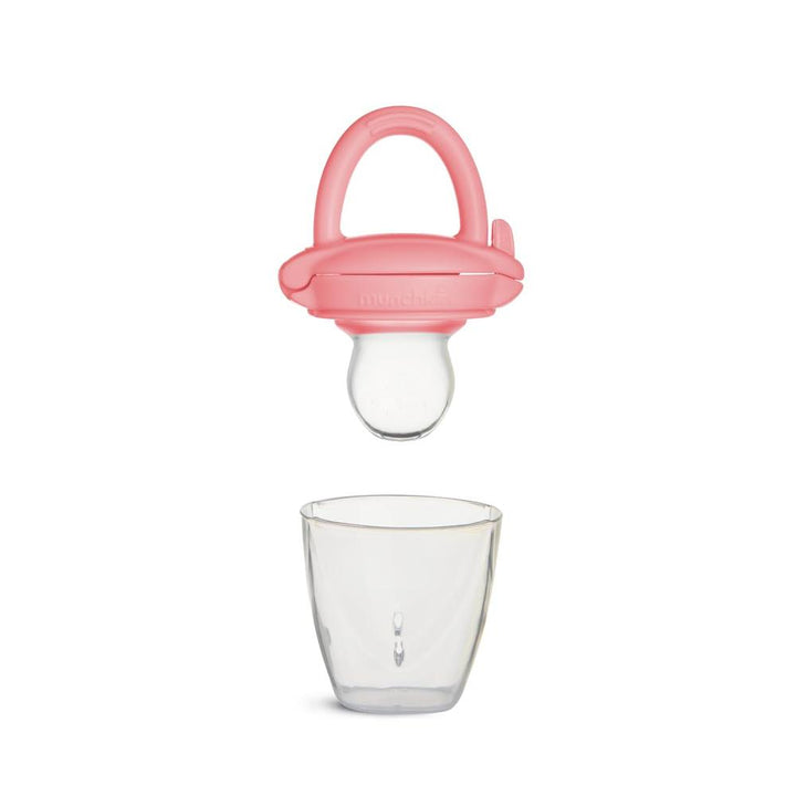 Munchkin Silicone Baby Food Feeder | Mess-Free Self-Feeding for Babies | BPA-Free | Gentle on Gums