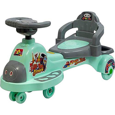 Tuk Tuk Sr Green Ride-on & Wagon | Non Battery Operated Ride On For Kids  (Multicolor) | COD not Available