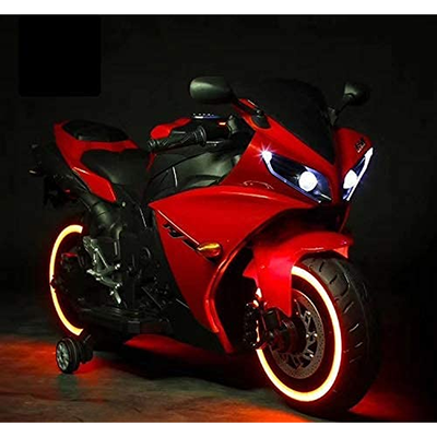 Red Ride-On | Rechargeable Battery Operated | R3 Bike (COD Not Available)