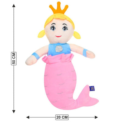 Plush Mermaid Princess Doll for Girls Stuffed Animals Soft Toy, 50 cm