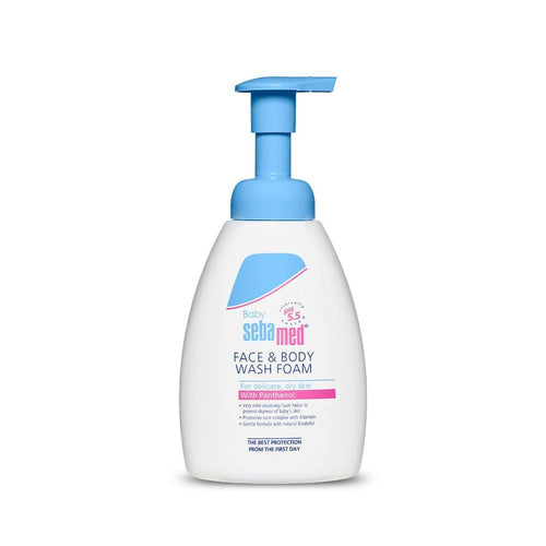Sebamed Baby Face & Body Wash Foam | pH 5.5 |Ideal for face & body cleansing- 400 ml
