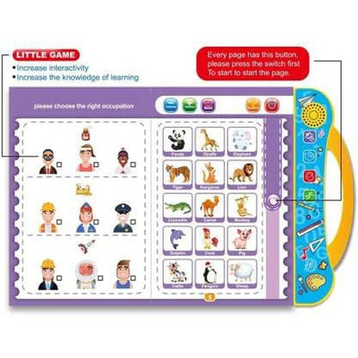 Intelligence Educational Sound Book - Activities with Numbers, Shapes and Animals