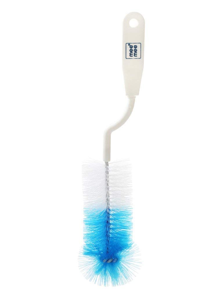 Mee Mee Nylon Bottle Brush with Nipple Cleaner |360° Rotating Handle