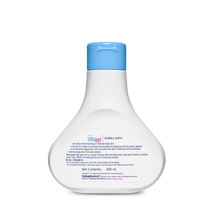 Sebamed Baby Bubble Bath - 200 ml | pH 5.5 | Chamomile