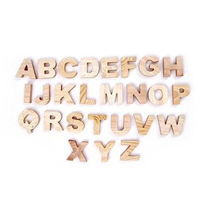 Educational Learning Combo Set Wooden Alphabets Uppercase, Lowercase & Numerical Numbers - (63 pieces)