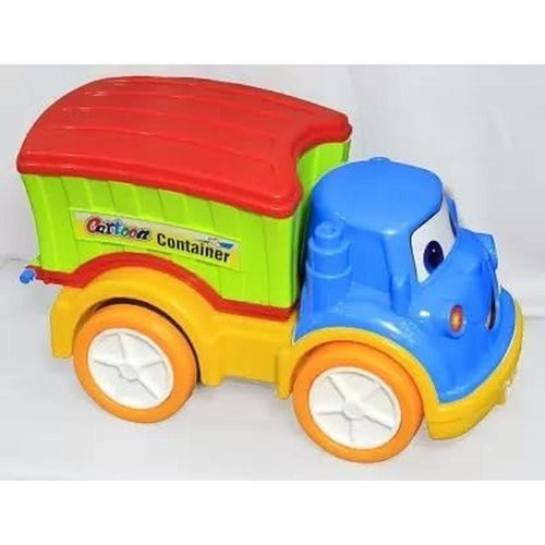 UA Toys Friction Powered Cartoon Container Toy Truck - Green