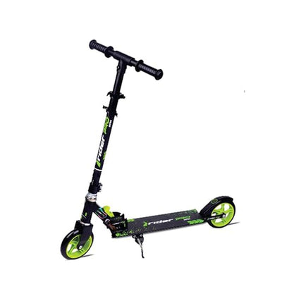 Foldable and Adjustable Green Skate Scooter | 2 to 15 Years