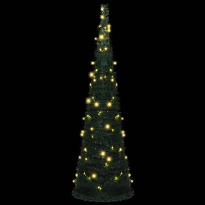 Slim Tree Green Pop Up Artificial Christmas Tree - 180cm