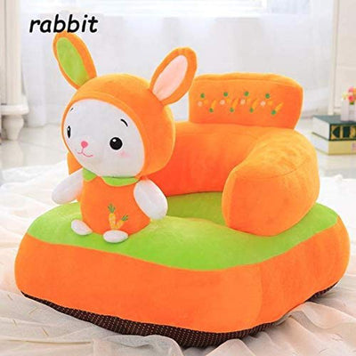 Rabbit Shape Baby Soft Plush Cushion Baby Sofa Seat OR Rocking Chair for Kids (Rabbit Sofa Char)