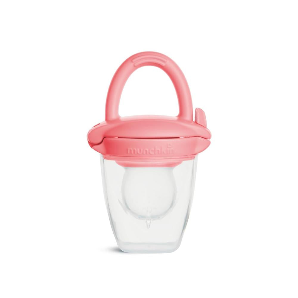 Munchkin Silicone Baby Food Feeder | Mess-Free Self-Feeding for Babies | BPA-Free | Gentle on Gums