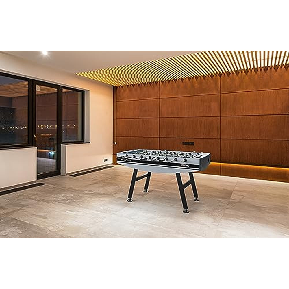 STAG ICONIC Pacifica (Limited Edition) Pre-assembled Foosball Table| Adjustable Levellers & All Weather Table Cover Included with 5 Play Balls