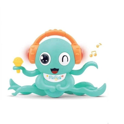 Octopus Crawling Toy with Music and LED Light