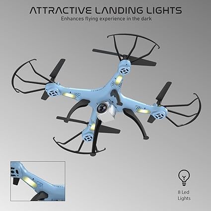 Skymaster Pro Drone with 720P HD Camera | WiFi RC Quadcopter with Altitude Hold, 360° Flips & 3-Speed Control